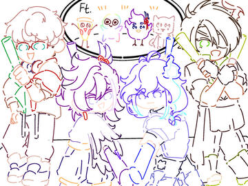 Holostars Doodle